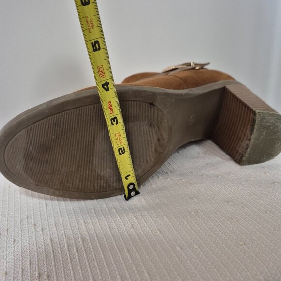 Rusty Brown Faux Suede Booties - Picture 10 of 12